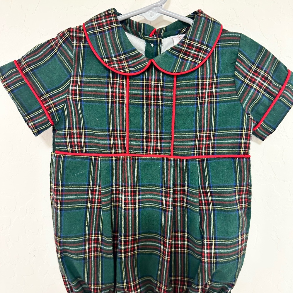 Christmas plaid bubble
